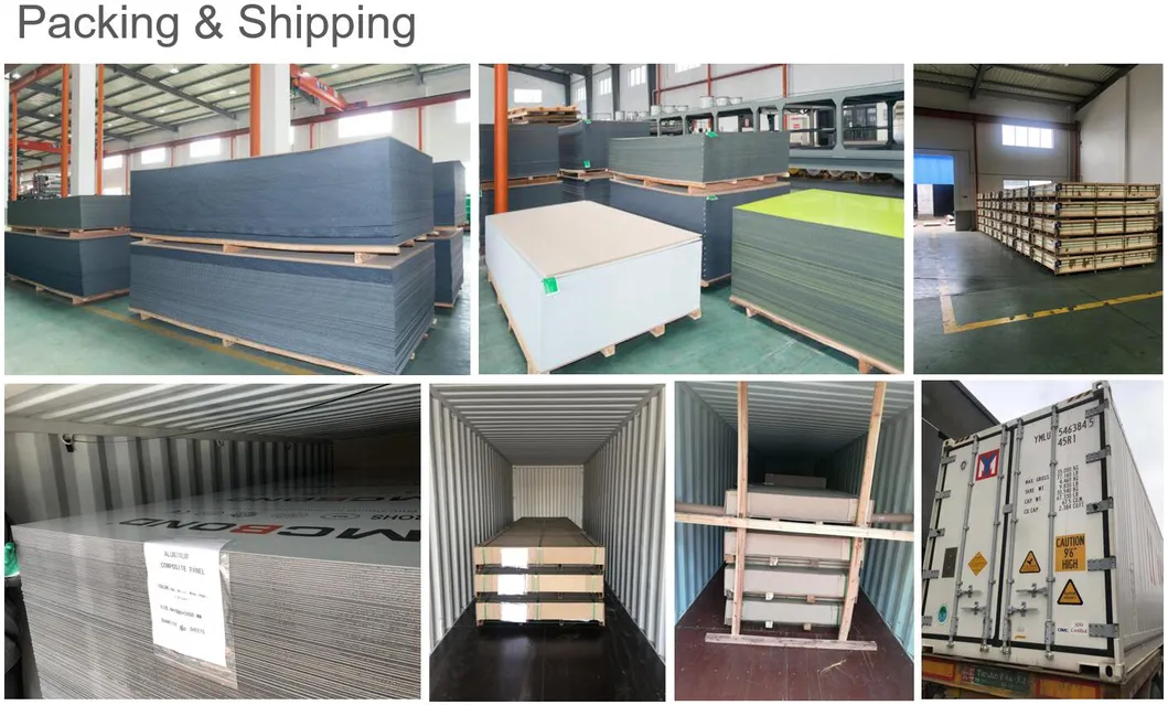 Superb Flatness Aluminium Composite Material Ultra Thick 9mm for Building Wall