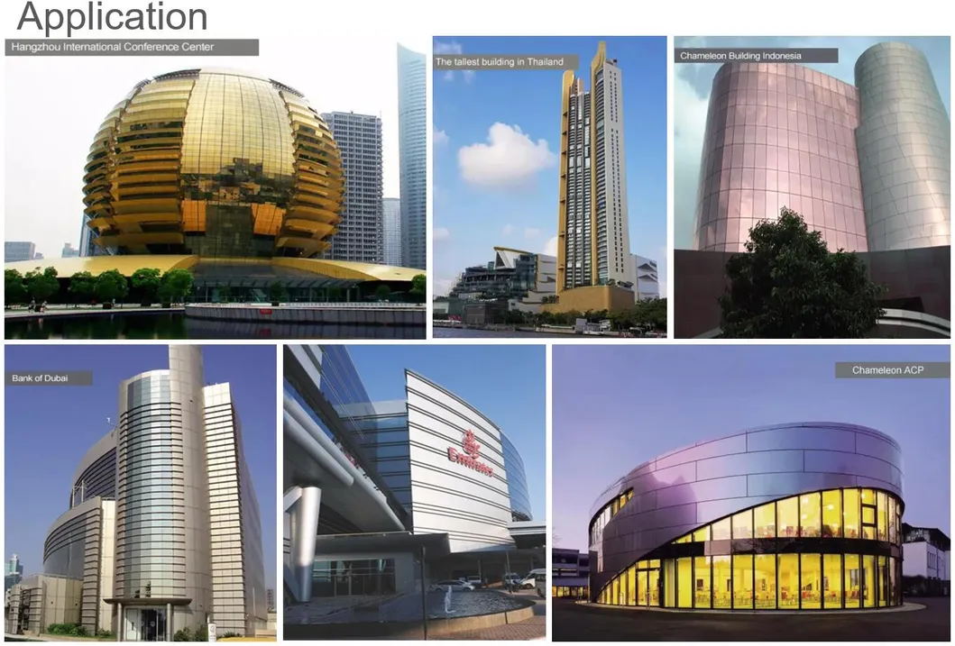 Superb Flatness Aluminium Composite Material Ultra Thick 9mm for Building Wall