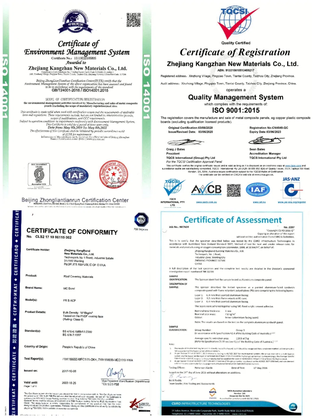 Superb Flatness Aluminium Composite Material Ultra Thick 9mm for Building Wall