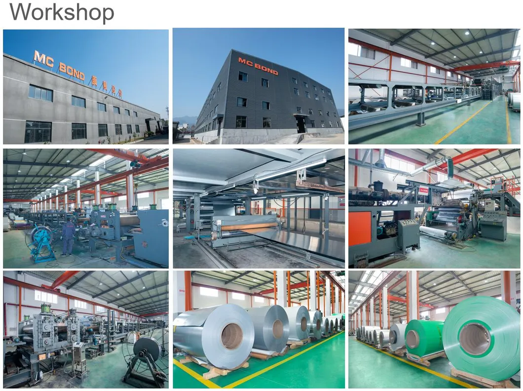 Superb Flatness Aluminium Composite Material Ultra Thick 9mm for Building Wall