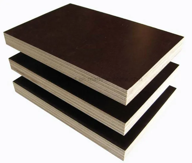 Waterproof Black Film Faced Plywood / Construction Shuttering Plywood 1220 X 2440 X 18 mm