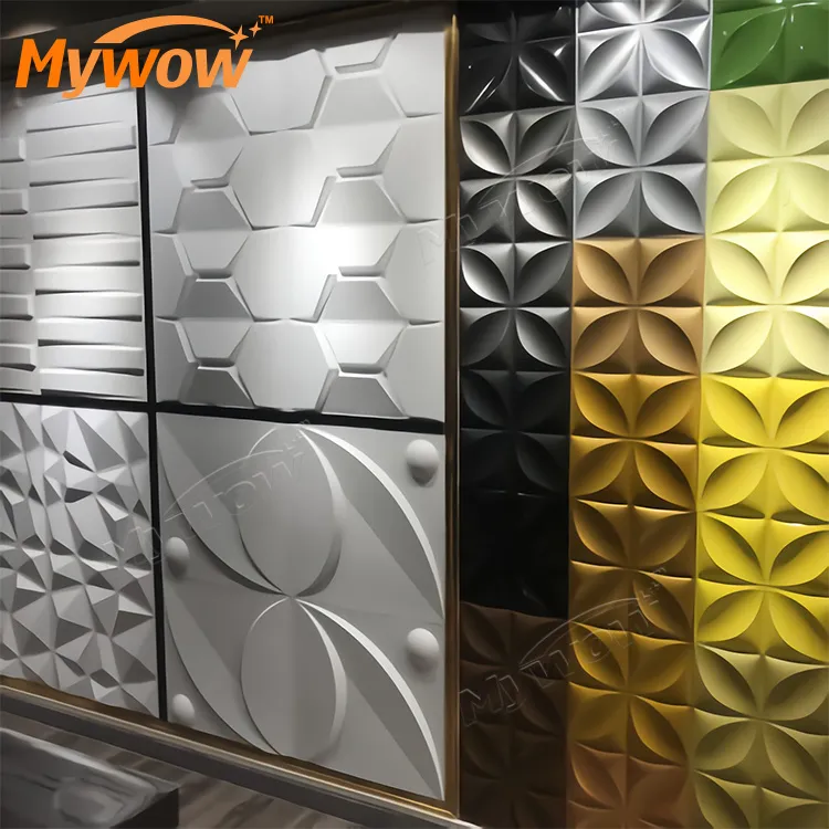 Wholesale 3D Paintable Waterproorf PVC Wall Panel for Sale