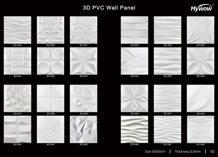 Wholesale 3D Paintable Waterproorf PVC Wall Panel for Sale