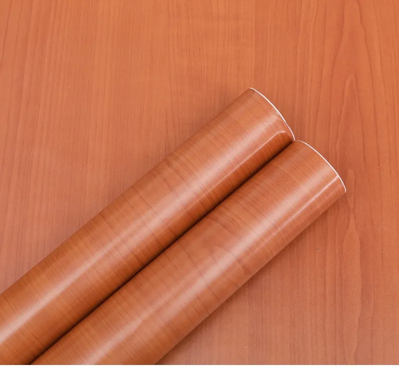 Wholesale Home Decoration Wood Grain PVC Living Room Background Wallpaper