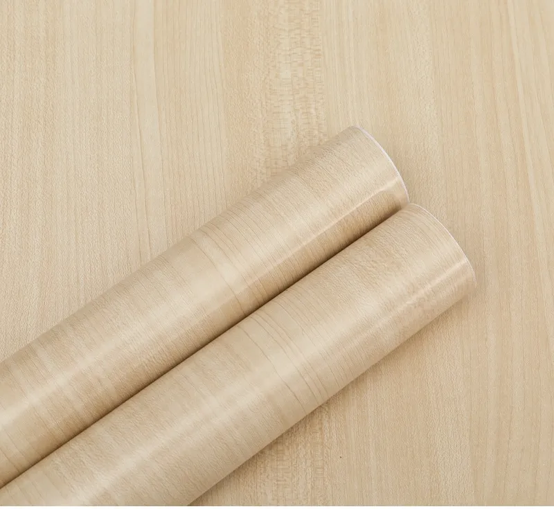 Wholesale Home Decoration Wood Grain PVC Living Room Background Wallpaper