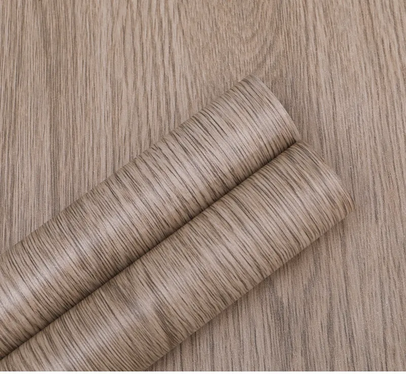 Wholesale Home Decoration Wood Grain PVC Living Room Background Wallpaper