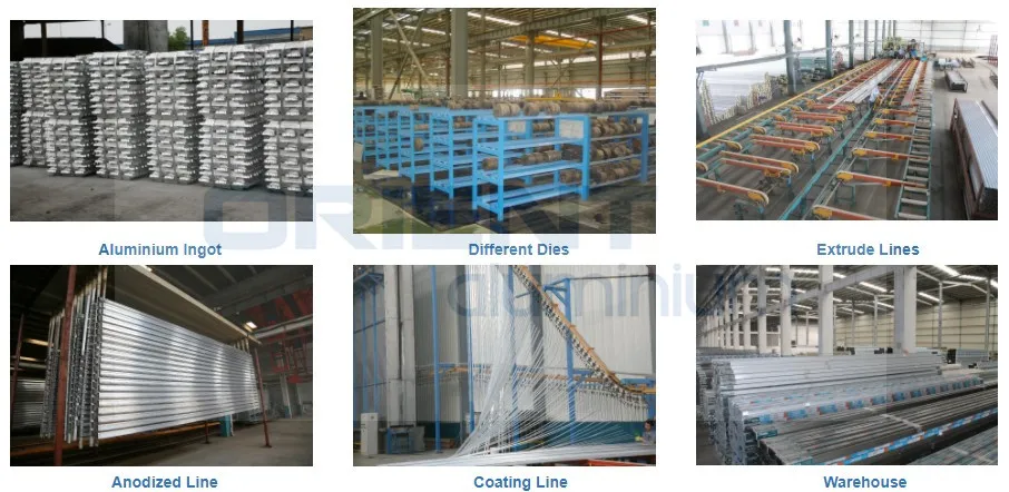 Wood Grain Finished Extrusion Aluminum Profile for Aluminum Windows